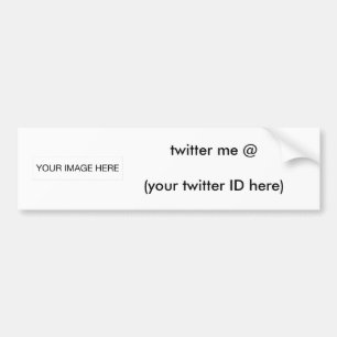 Adesivo Para Carro twitter me @ (seu ID do twitter aqui) O MUSEUM