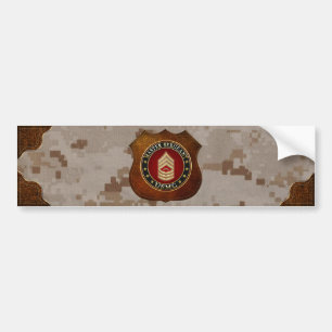 Adesivo Para Carro U.S. Fuzileiros navais: Sargento mestre (USMC
