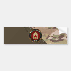 Adesivo Para Carro U.S. Fuzileiros navais: Sargento mestre (USMC