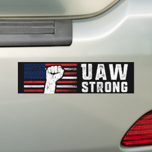 Adesivo Para Carro UAW Strong United Auto Workers Union Union