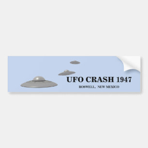 ADESIVO PARA CARRO UFO CRASH 1947 - ROSWELL, NOVO MÉXICO