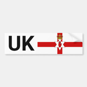 Adesivo Para Carro UK Car Sticker & North Ireland travel abroad