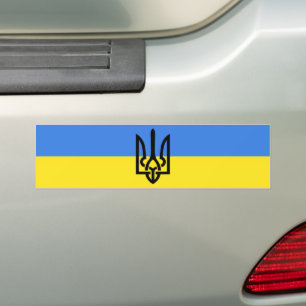 Adesivo Para Carro Ukraune - Paz - Bandeira Ucraniana - Liberdade