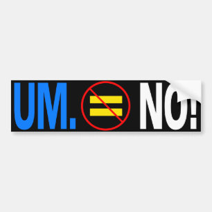 ADESIVO PARA CARRO UM. NÃO!