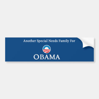 Adesivo Para Carro Um outro Special precisa a família para Obama