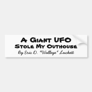 Adesivo Para Carro Um UFO gigante, por Eric D. "Walleye" Luckett,