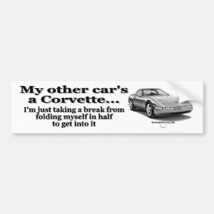 Adesivo Para Carro Uma Corveta do outro carro