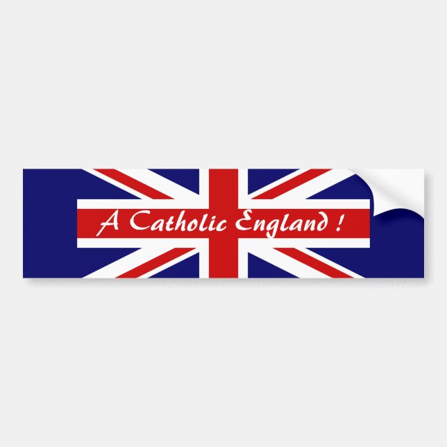 ADESIVO PARA CARRO UMA INGLATERRA CATÓLICA! (Frente)