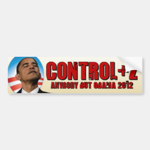 Adesivo Para Carro Undo Obama 2012 - controle + Z