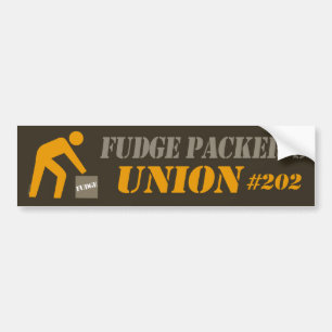 ADESIVO PARA CARRO UNIÃO DO FUDGE PACKER