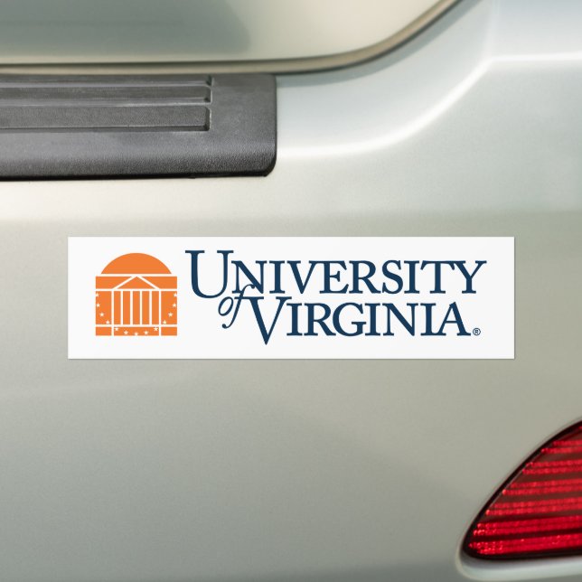 Adesivo Para Carro Universidade da Virgínia (No carro)