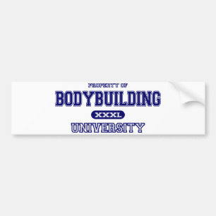 Adesivo Para Carro Universidade do Bodybuilding