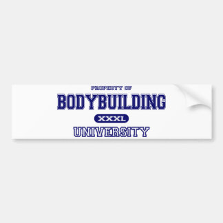 Adesivo Para Carro Universidade do Bodybuilding