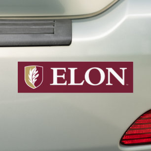 Adesivo Para Carro Universidade Elon