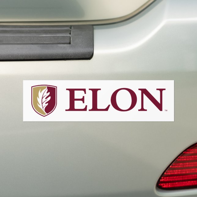Adesivo Para Carro Universidade Elon (No carro)