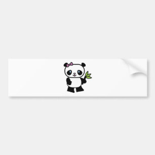 Adesivo Para Carro urso panda fofo