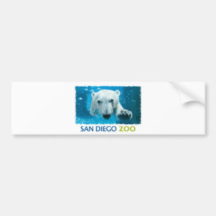 Adesivo Para Carro Urso polar do jardim zoológico de San Diego