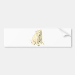 Adesivo Para Carro Urso Polar Fofo