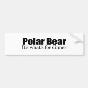 Adesivo Para Carro Urso polar para o comensal