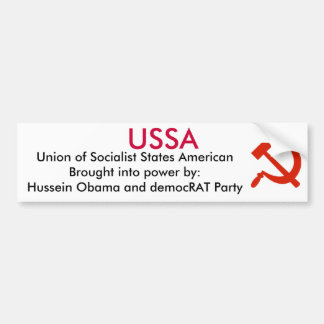 Adesivo Para Carro URSS - Obama
