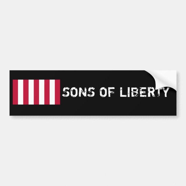 Adesivo Para Carro US_Sons_OfLiberty_9Stripes_Flag, FILHOS da (Frente)