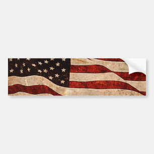 Adesivo Para Carro USA Vintage American Flag