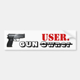 ADESIVO PARA CARRO USUÁRIO DA ARMA! ,