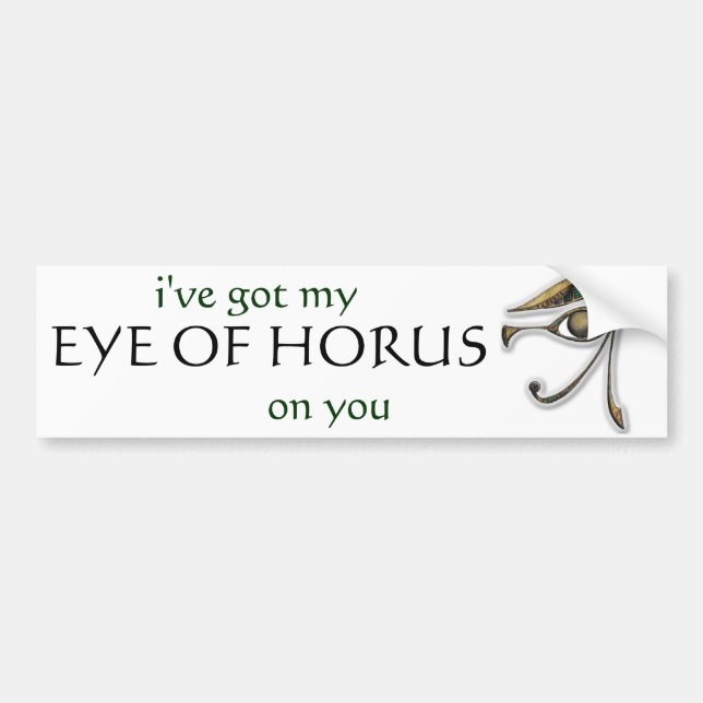 Adesivo Para Carro Utchat - amuleto da proteção (Frente)