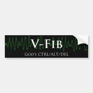 Adesivo Para Carro V autocolante no vidro traseiro do Fib