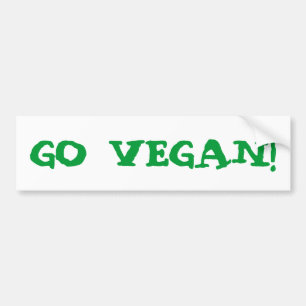 ADESIVO PARA CARRO VAI O VEGAN!