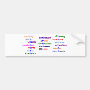 Adesivo Para Carro Valores morais liberais