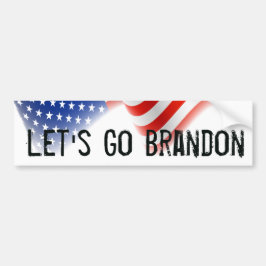 Adesivo Para Carro Vamos Go Brandon Bumper Sticker American Flag!