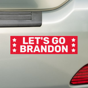 Adesivo Para Carro Vamos Go Brandon IVR Bumper Sticker