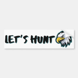 Adesivo Para Carro VAMOS HUNT Philadelphia Eagles Bumper Sticker