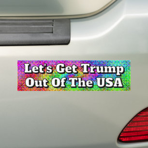 Adesivo Para Carro Vamos Tirar Trump Dos EUA 