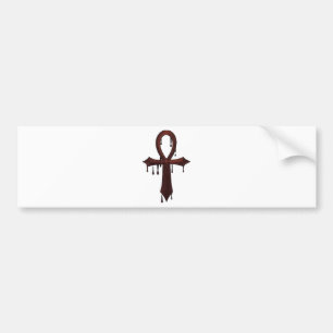 Adesivo Para Carro VAMPIRO ANKH - Bloody