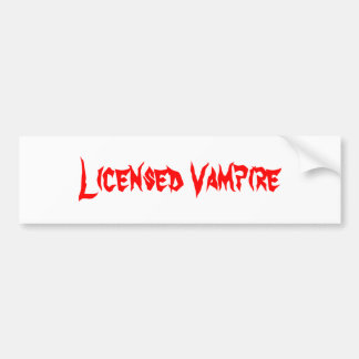 Adesivo Para Carro Vampiro licenciado