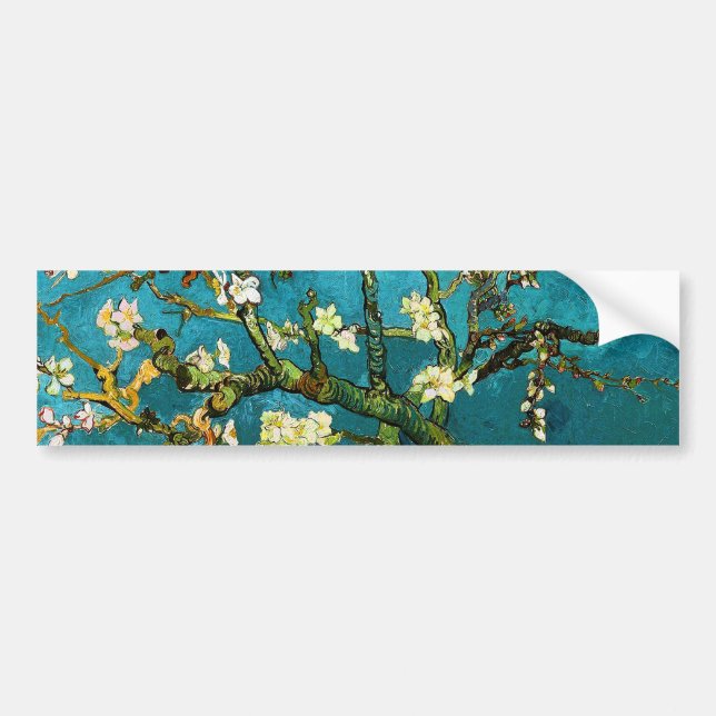 Adesivo Para Carro Van Gogh Blossoming Almond Tree (F671) Belas Artes (Frente)