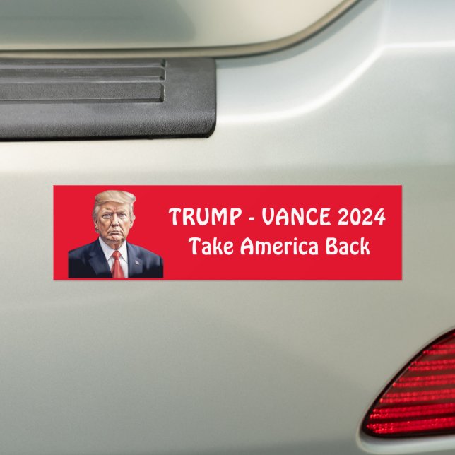 Adesivo Para Carro Vance Personalizado do Trump 2024 (No carro)