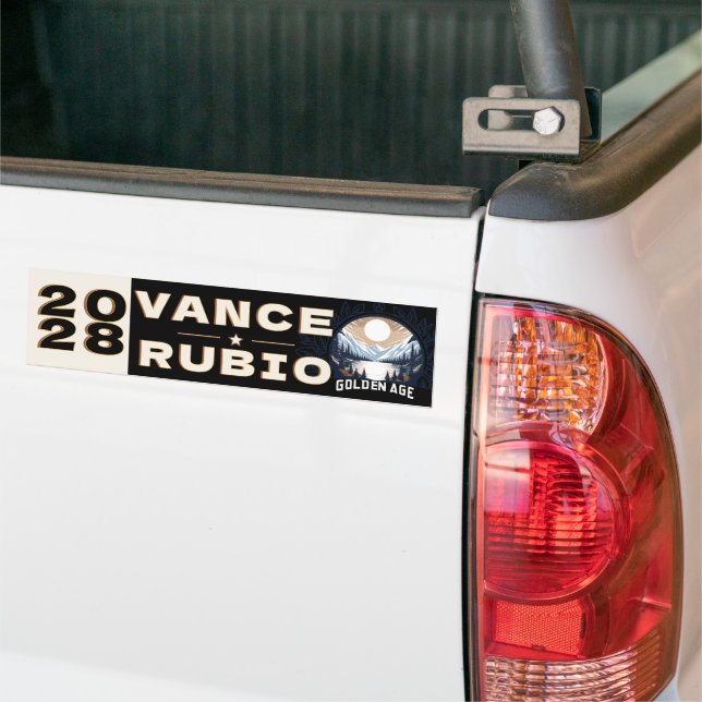 Adesivo Para Carro Vance Rubio 2028 (No caminhão)