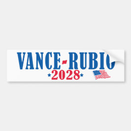 Adesivo Para Carro Vance Rubio 2028 (bandeira)