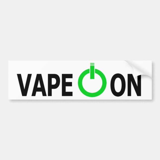 Adesivo Para Carro Vape sobre! autocolante no vidro traseiro (Frente)