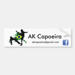 Adesivo Para Carro Vara do pára-choque de AK Capoeira Brasil
