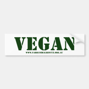Adesivo Para Carro Vegan Bumper Sticker