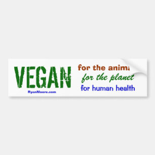ADESIVO PARA CARRO VEGAN BUMPER STICKER