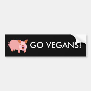 Adesivo Para Carro Vegan Bumpersticker
