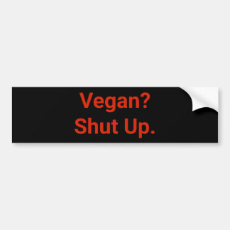 Adesivo Para Carro Vegan? Cale-Se.