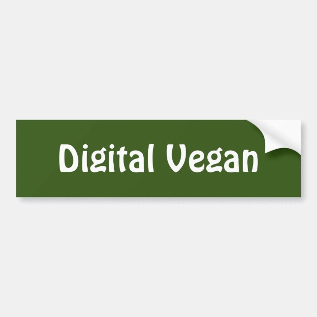 Adesivo Para Carro Vegan digital (Frente)