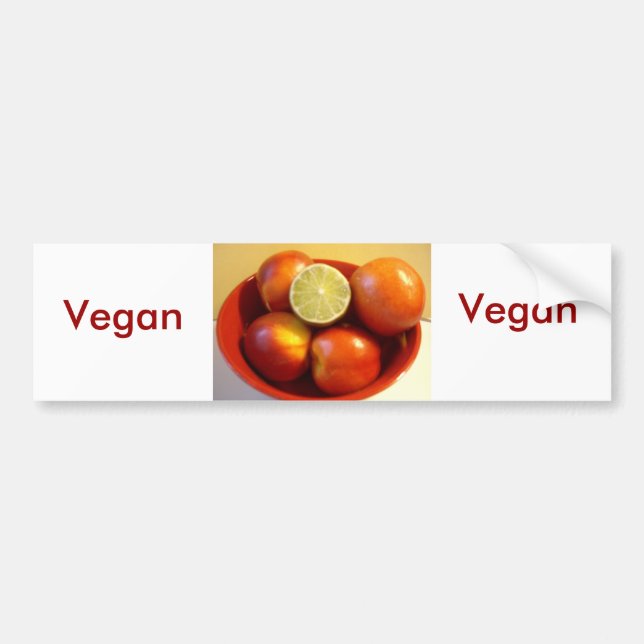 Adesivo Para Carro Vegan Love (Frente)