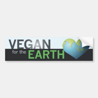 Adesivo Para Carro Vegan para a terra